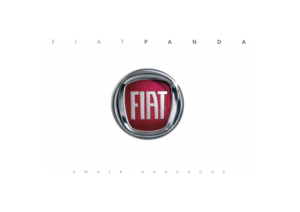 2013 FIAT PANDA Owners Manual