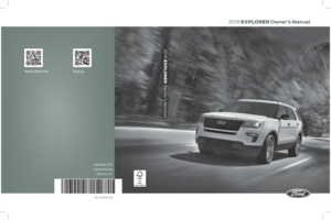 2019 FORD EXPLORER Owners Manual