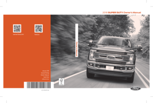 2018 FORD F-450 Owners Manual
