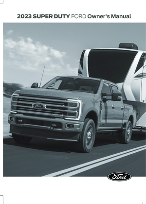 2023 FORD SUPER DUTY Owners Manual