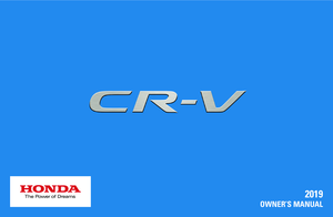 2019 HONDA CR-V Owner's Manual (in English)