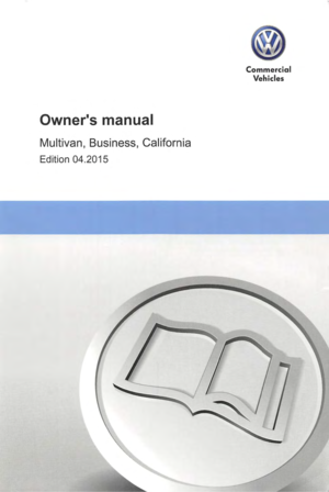 2014 VOLKSWAGEN TRANSPORTER Owners Manual