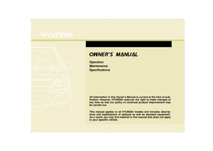 2014 Hyundai Elantra Owner's Manual