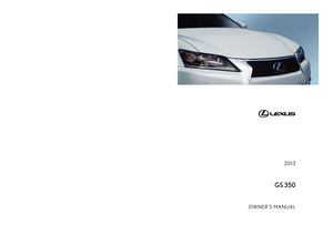 2013 Lexus GS350 Owner's Manual