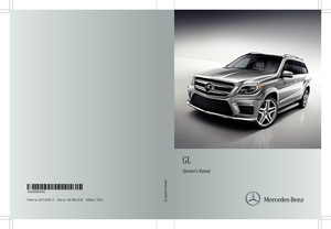 2013 MERCEDES-BENZ GL-Class Owner's Manual