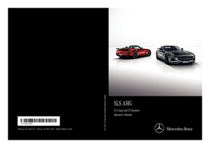 2015 MERCEDES-BENZ SLS AMG GT ROADSTER Owner's Manual