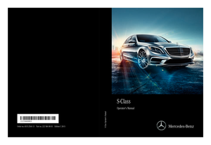 2015 MERCEDES-BENZ S-Class Owner's Manual