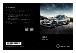 2016 MERCEDES-BENZ C-Class SEDAN Owner's Manual