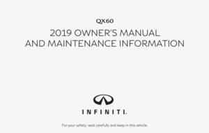 2019 INFINITI QX60 Owner's Manual