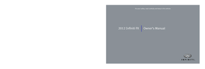 2012 INFINITI FX Owners Manual