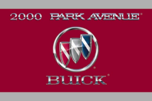 2000 BUICK PARK AVENUE Owner's Manual