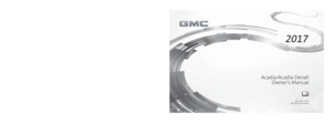 2017 GMC ACADIA Owner's Manual