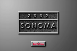 2002 GMC SONOMA Owner's Manual