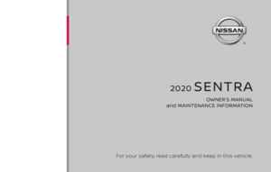 2020 NISSAN SENTRA Owner´s Manual