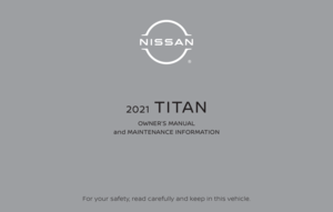 2021 NISSAN TITAN Owner´s Manual