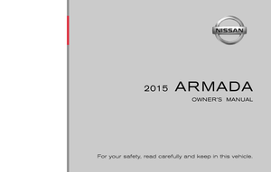 2015 NISSAN ARMADA Owners Manual