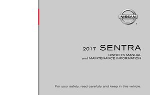 2017 NISSAN SENTRA Owners Manual