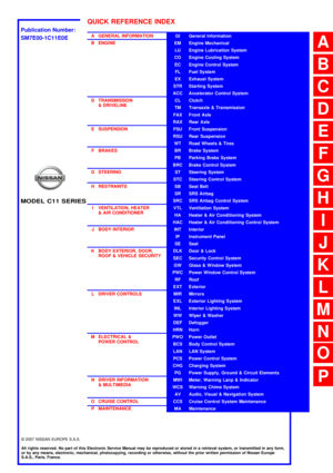 2007 NISSAN TIIDA Service Repair Manual