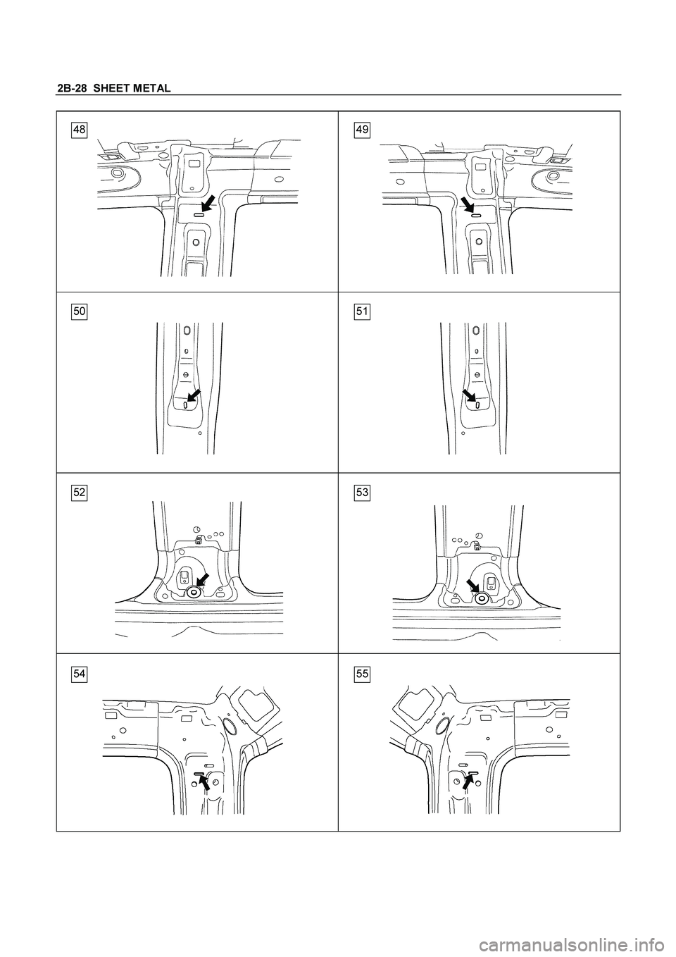 ISUZU TF SERIES 2004  Workshop Manual 2B-28  SHEET METAL 
  
 
 
  
  
 
 
 
 
  
  
 
 
 
 
  
  
 
 
 
  
  
48 49
50 51
52 53
54 55 