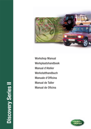 2002 LAND ROVER DISCOVERY Workshop Manual